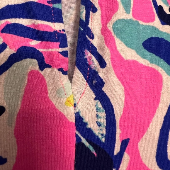 Lilly Pulitzer Somerset Open Shoulder Tiki Pink Cabana Dress - Picture 6 of 8